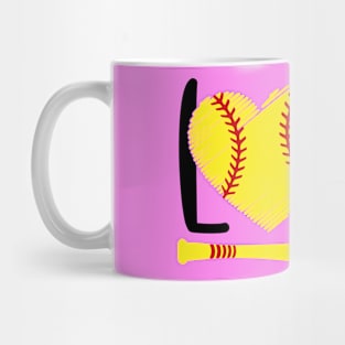 Love Softball Mug